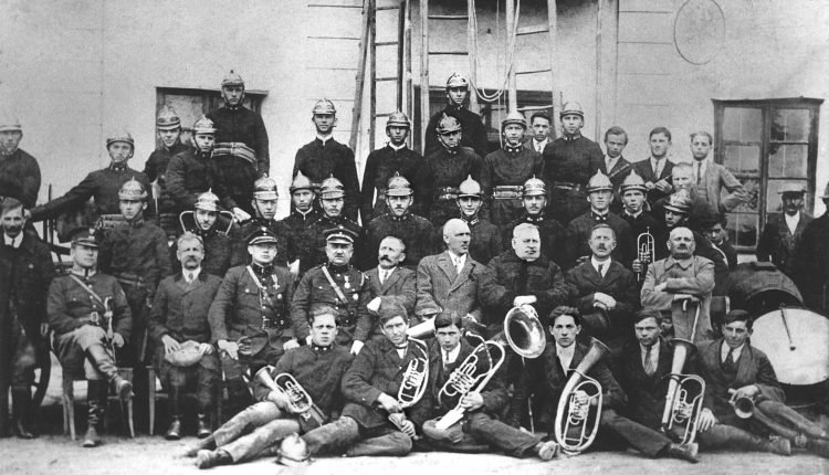 Orkiestra OSP Kańczuga 1918 r.