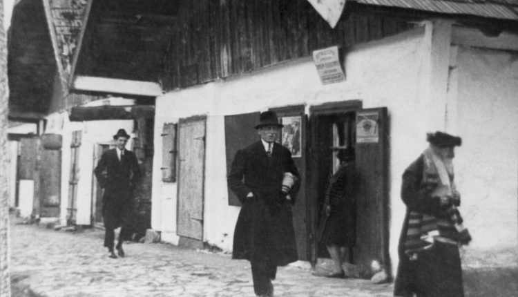 Ul. św. Barbary w Kańczudze, 1933 r.