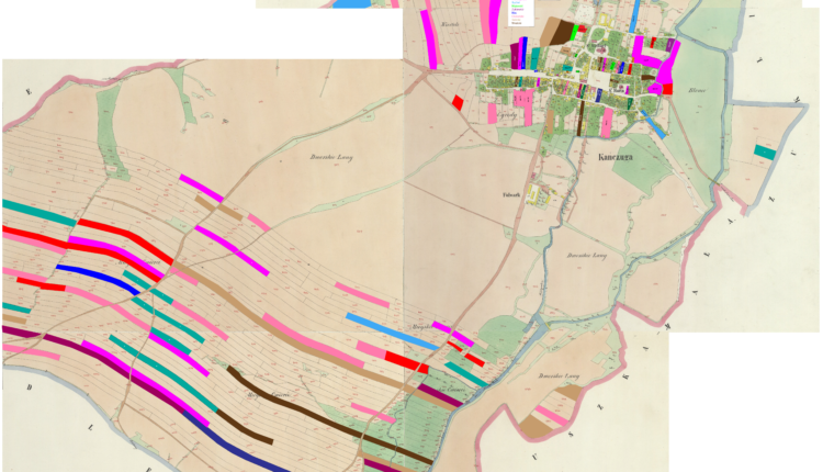 mapa kanczugi scalona 1854 dzialki