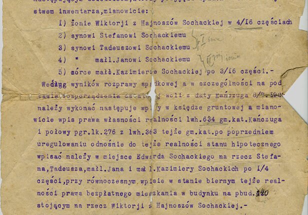 Spadek po Edwardzie Sochackim str. 1